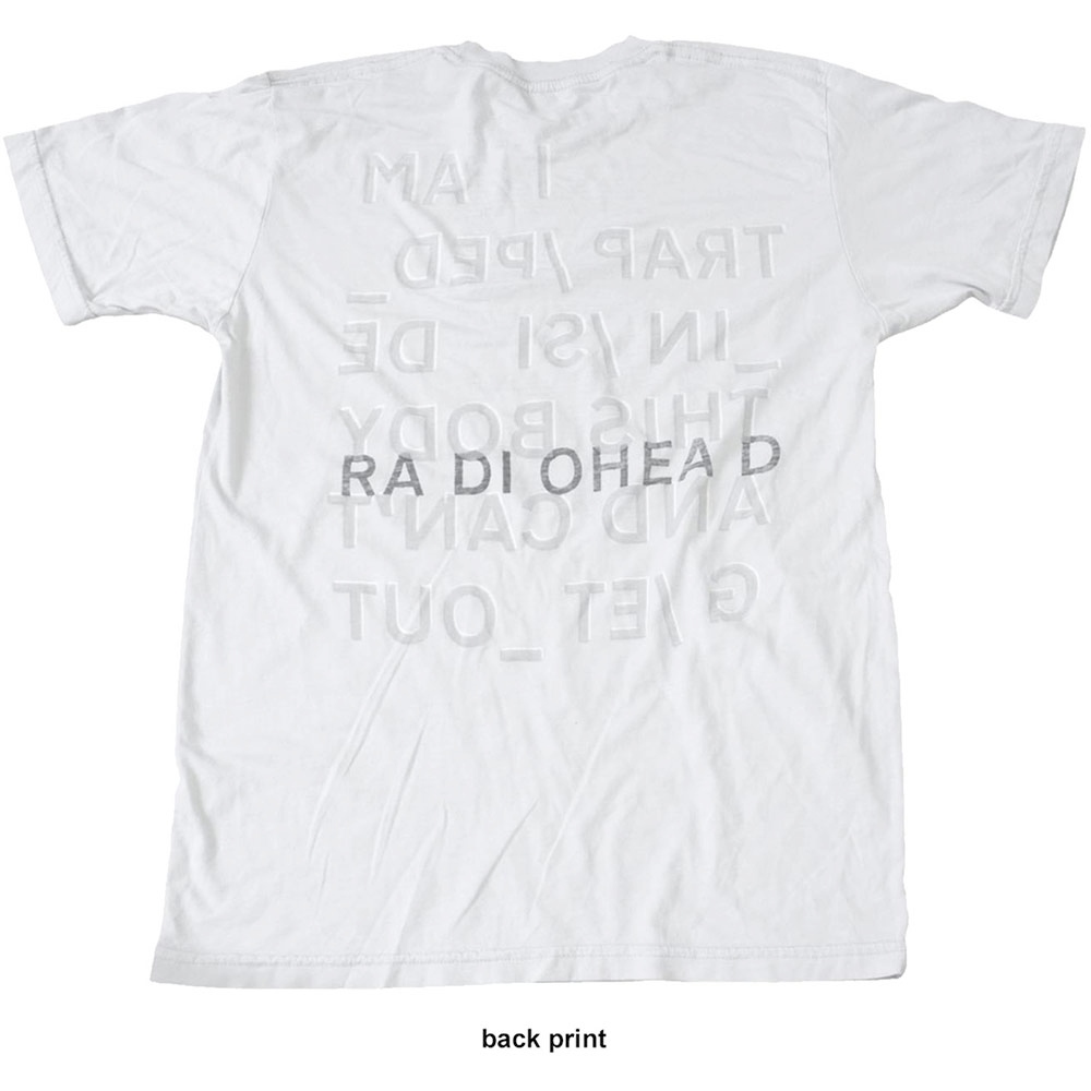 Radiohead - Trapped Mens T-shirt - White